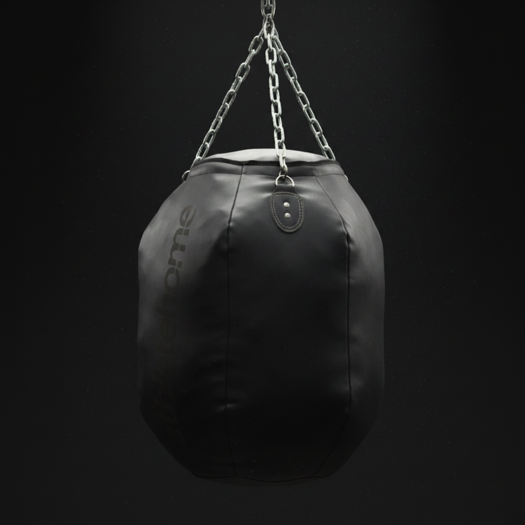 كيس ملاكمة احترافي على شكل كرة (Wrecking Ball) من Athlete Home | كيس متين للكمات الصاعدة والخطافية، للملاكمة، الفنون القتالية المختلطة، والتدريبات عالية الكثافة 
