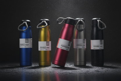 Athlete Home Performance Insulated Water Bottle - 30-Hour Cold, 10-Hour Hot Stainless Steel Thermos Flask for Gym, Sports & Outdoor Activities with Leak-Proof Lid & Carry Handle - Multiple Colors