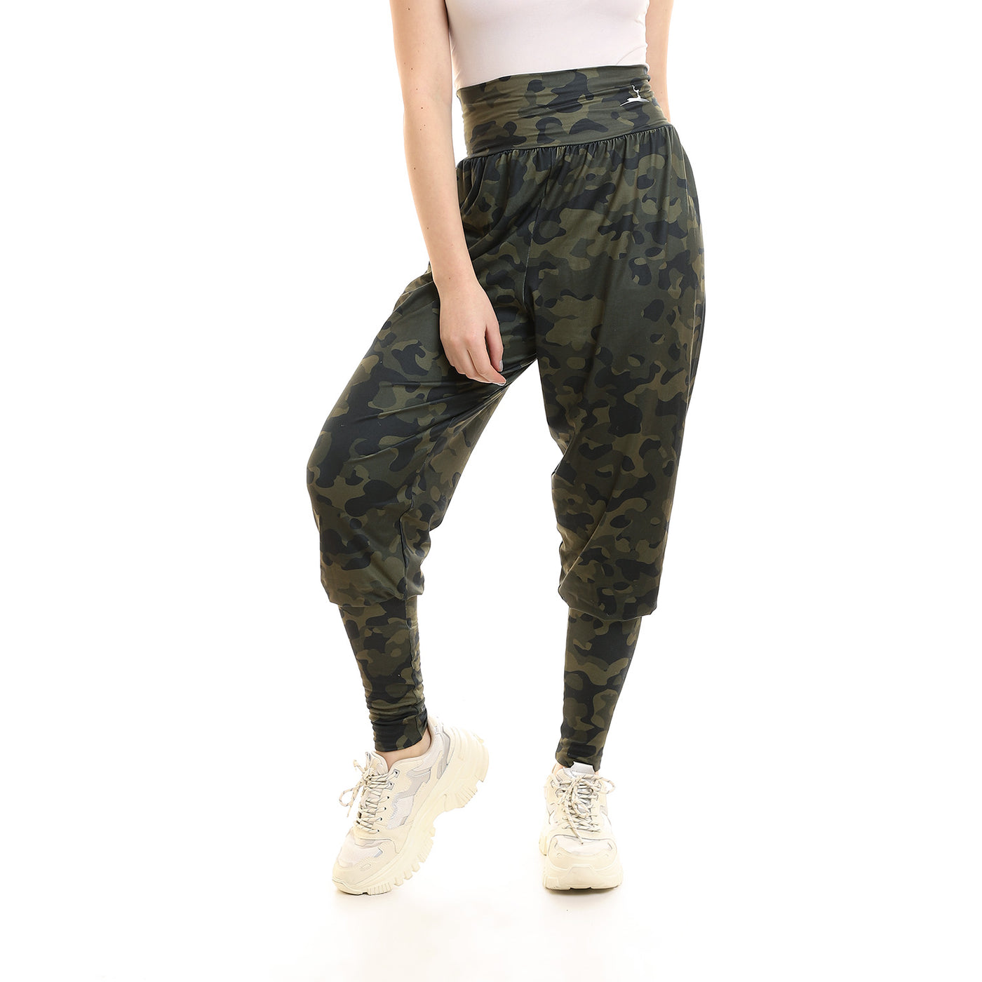 Camouflage Wide Leg Pants