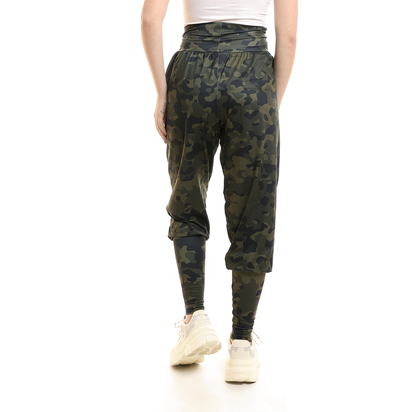 Camouflage Wide Leg Pants