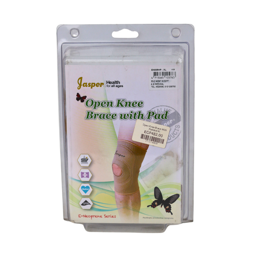 Open Knee Brace With Padded