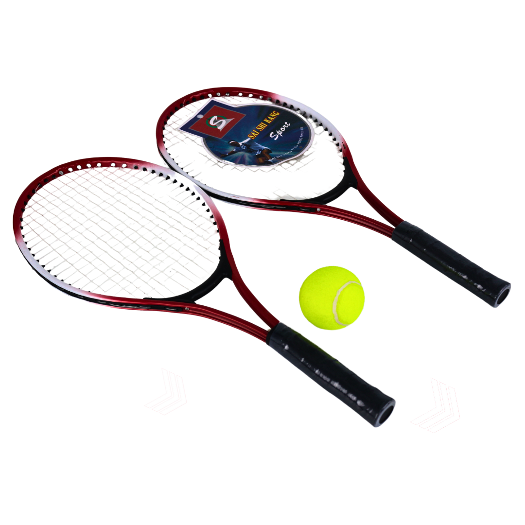 Two Tennis Racket with Ball