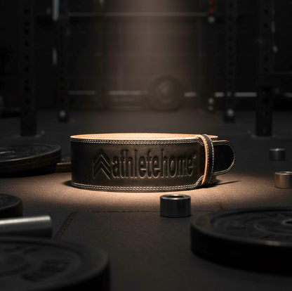 Genuine Leather Weightlifting Belt:  Weight Lifting Belt for Men and Women - Premium Support for Powerlifting, Weight Training, and Bodybuilding
