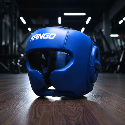 Top King Shield Head Guard | Athlete Home Premium Full Face Boxing Headgear with Protective Grill – Heavy-Duty Sparring Head Guard for MMA, Kickboxing, and Martial Arts Shock Absorption