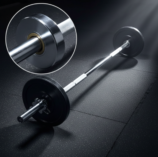 Athlete Home 'The Elite' Olympic Barbell: Pro Weightlifting & CrossFit Bar  with Bearing/Bushing System, Black Oxide Shaft for Home & Pro Gyms in Egypt