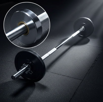 Athlete Home 'The Elite' Olympic Barbell: Pro Weightlifting & CrossFit Bar  with Bearing/Bushing System, Black Oxide Shaft for Home & Pro Gyms in Egypt