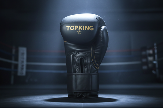 Top King Muay Thai Boxing Gloves – Premium Leather Training & Sparring Gloves for Punching, Kickboxing, and MMA | Heavy Duty Wrist Support & Maximum Knuckle Protection  16 Oz