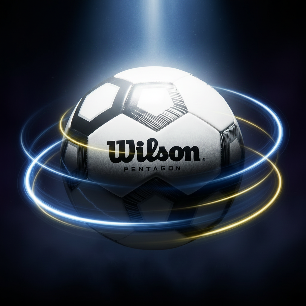 Wilson Pentagon Soccer Ball – Classic Black & White Design | Durable Training & Match Ball for Athletes and Fitness Enthusiasts