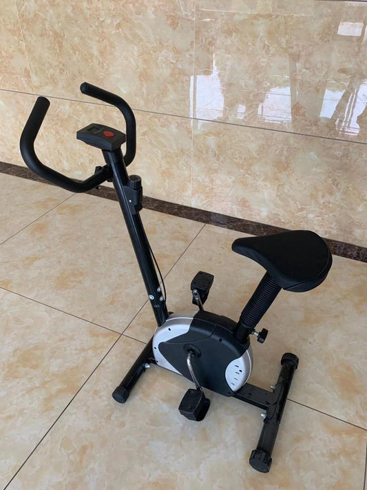 Athlete Home 'Endurance Pro' Upright Exercise Bike: Home Cardio Machine for Weight Loss & Fitness with Adjustable Resistance and Digital Monitor