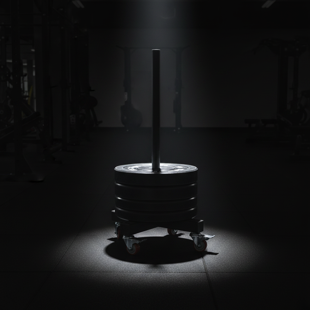Athlete Home Pro Mobile Bumper Plate Rack | Heavy-Duty Vertical Weight Plate "Toaster" Storage with Locking Wheels for Home & Commercial Gyms