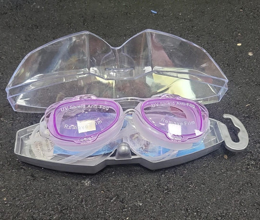 Crystal Vision Performance Swim Goggles - | Clear Wide-View Lenses with Anti-Fog & UV Protection | Leak-Proof Silicone Goggles with Custom Fit for Training & Fitness