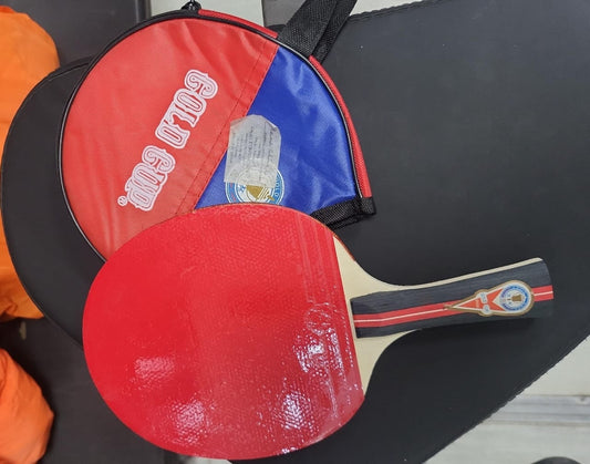 Gold Cup Professional Table Tennis Racket with Case | High-Control Ping Pong Paddle for Spin and Speed | Ideal for Intermediate Players and Training in Egypt