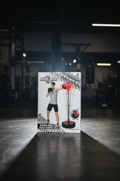 Boxing Reflex Ball with Adjustable Alloy Stand – Freestanding Punching Ball for Boxing, MMA, Cardio & Stress Relief | Athlete Home Egypt