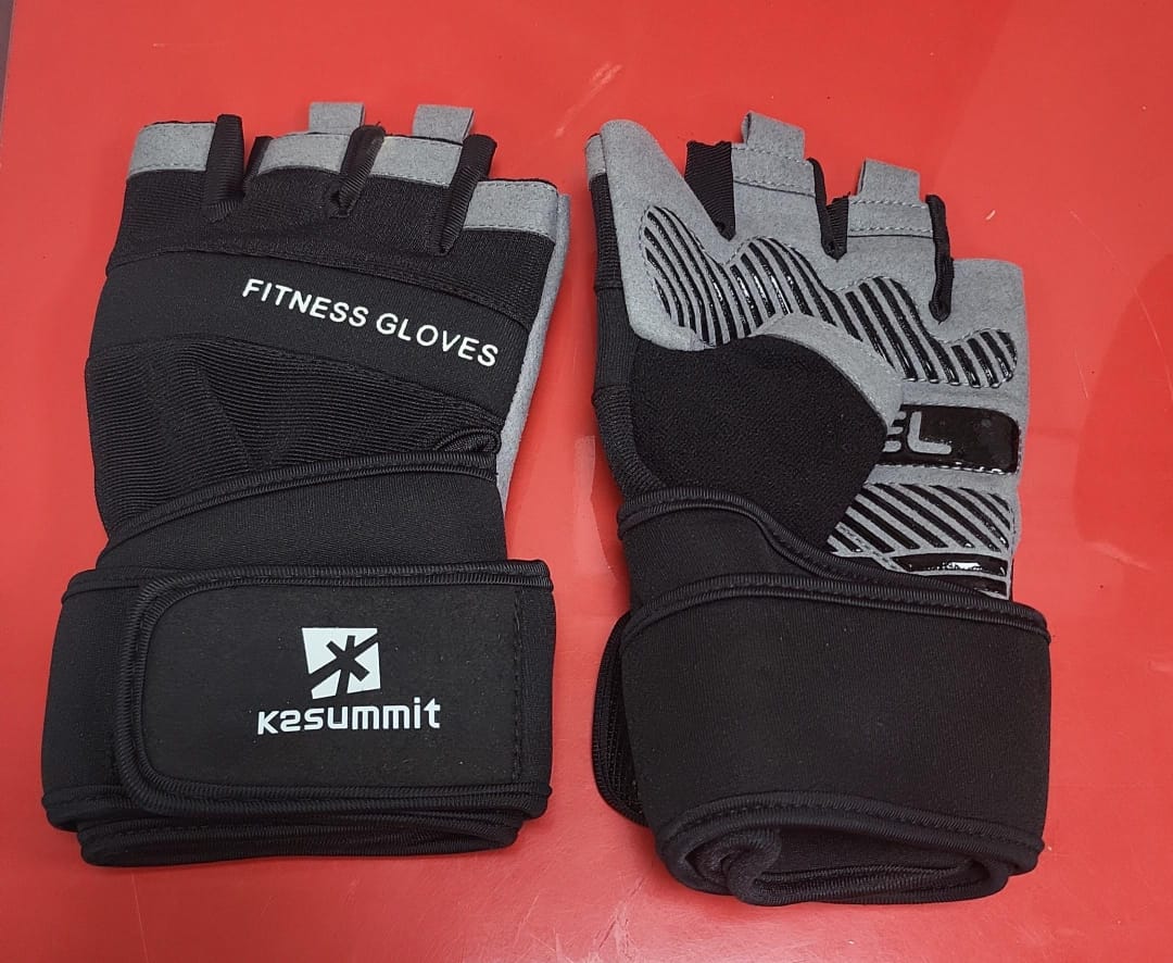 K2Summit Weightlifting & Fitness Gloves with Wrist Support – Premium Anti-Slip Gym Gloves for Men & Women | Best Workout Gloves in Egypt