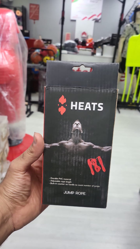 HEATS Adjustable Digital Jump Rope with Built-In Counter – High-Speed PVC Skipping Rope for Cardio, Weight Loss, and HIIT Workouts – Best Jump Rope for Athletes and Home Fitness in Egypt