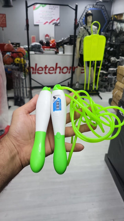 High-Performance Digital Jump Rope with Built-In Counter – Speed Skipping Rope for Weight Loss, Cardio, and HIIT Training – Ideal for Home & Gym Workouts – Athlete Home Egypt