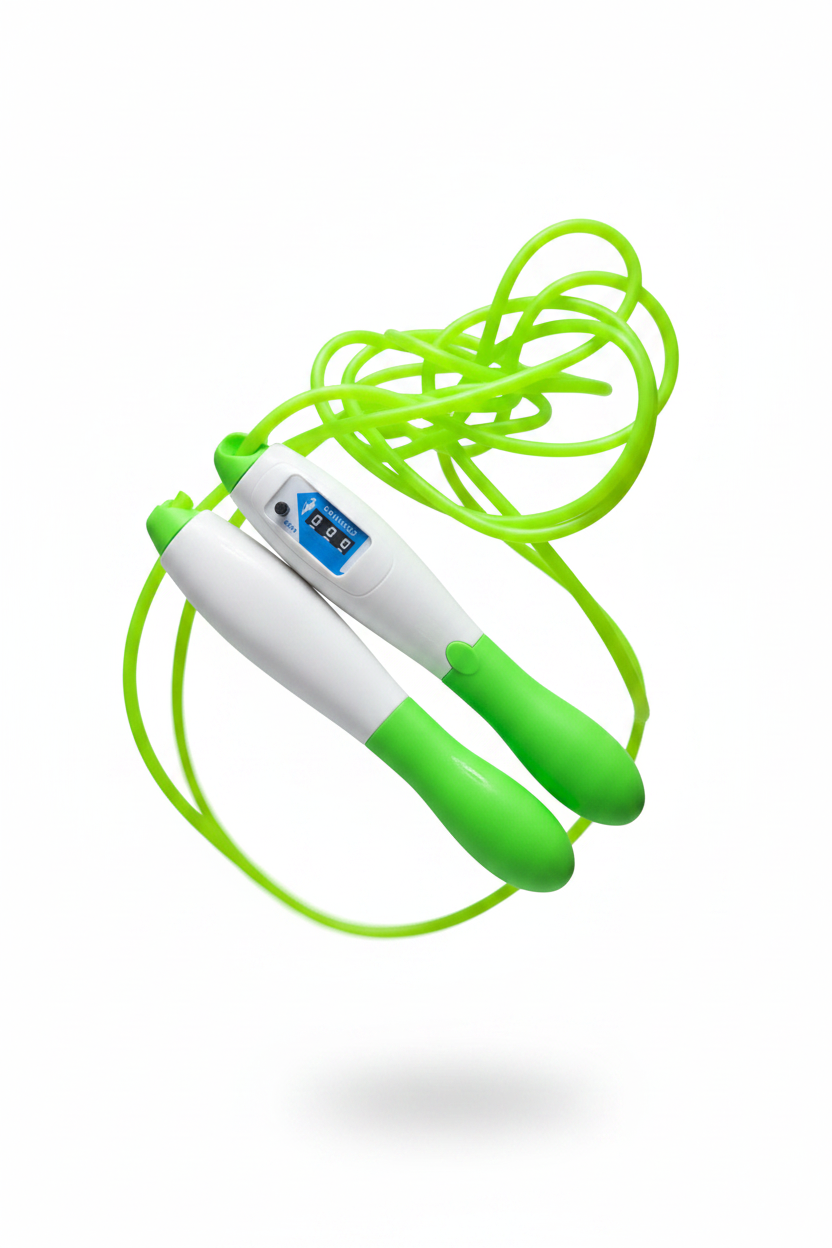 High-Performance Digital Jump Rope with Built-In Counter – Speed Skipping Rope for Weight Loss, Cardio, and HIIT Training – Ideal for Home & Gym Workouts – Athlete Home Egypt