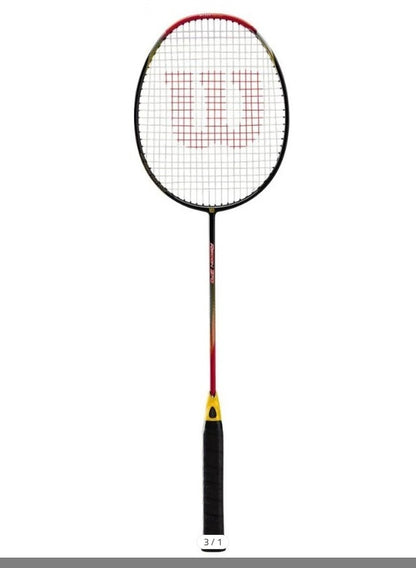 Wilson Carbon Pro 370 Badminton Racket | Lightweight Carbon Fiber Racket for Power, Speed & Control