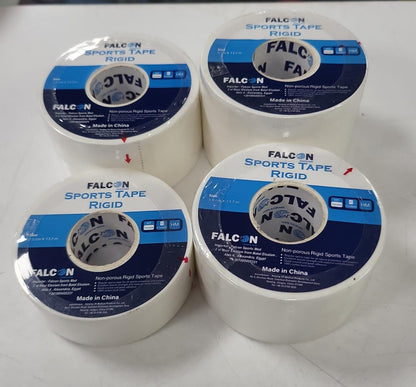 Falcon Rigid Sports Tape – Professional Athletic Strapping Tape for Injury Prevention, Joint Support & Muscle Recovery – Strong Adhesive Non-Porous Gym & Training Tape