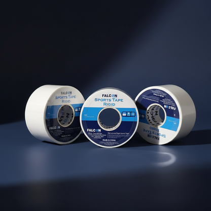 Falcon Rigid Sports Tape – Professional Athletic Strapping Tape for Injury Prevention, Joint Support & Muscle Recovery – Strong Adhesive Non-Porous Gym & Training Tape