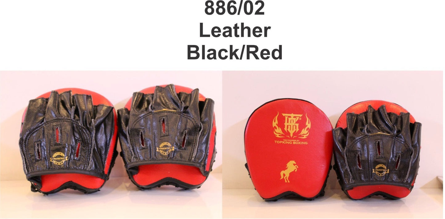 TOPKING Leather Focus Mitts | Premium Boxing Pads for Professional & Home Training in Egypt