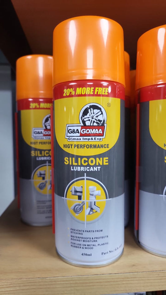 High-Performance Silicone Lubricant Spray Multi-Purpose Waterproof Protection for Metal, Plastic, Rubber & Fitness Equipment | G&A Gomaa