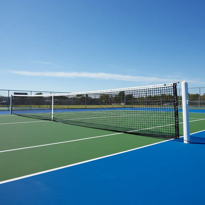 Standard Tennis Net for Professional & Recreational Play | Durable, Adjustable Outdoor/Indoor Tennis Net for Doubles Matches