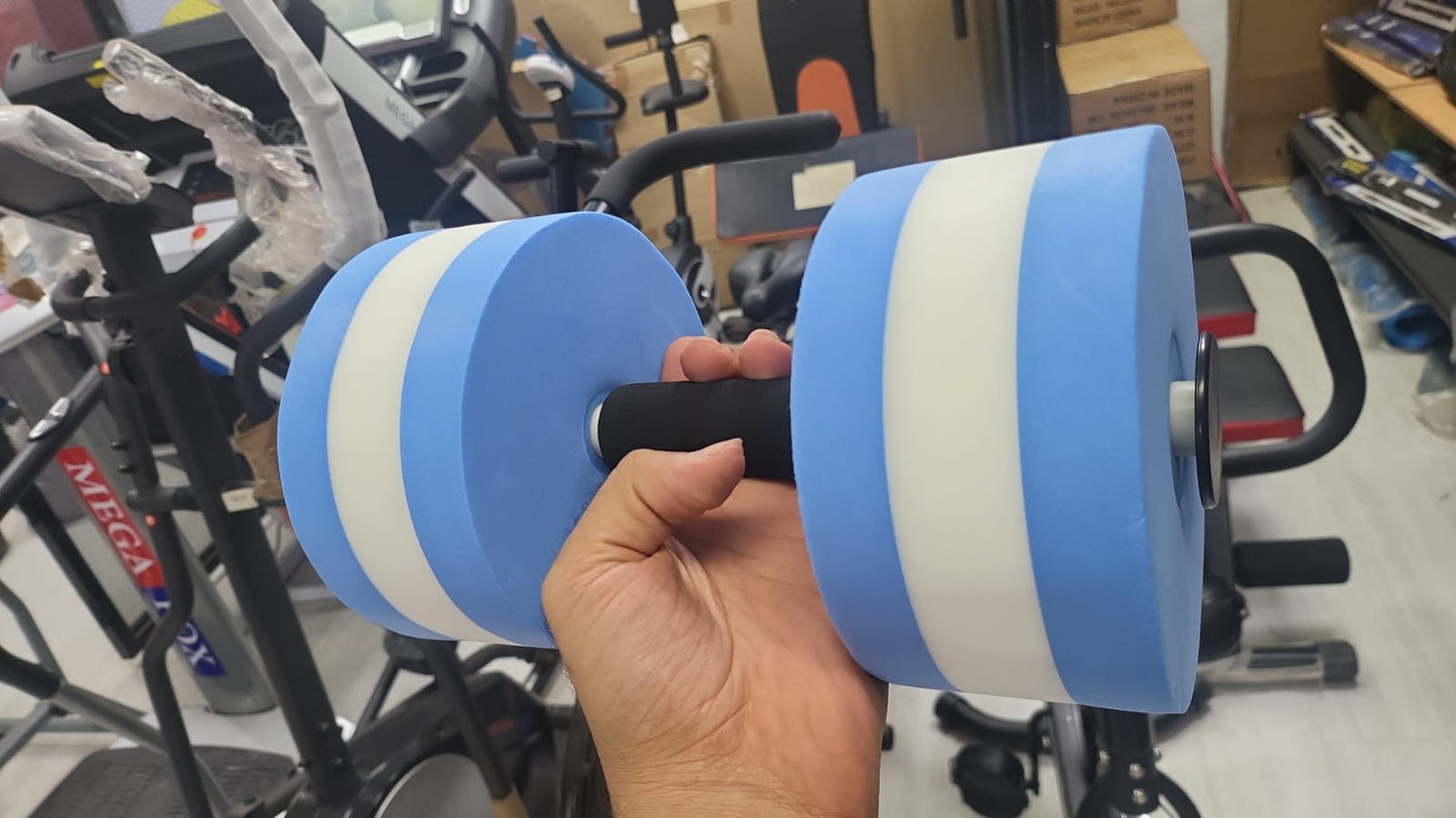 دمبل مائي فوم | معدات التمارين المائية والأيروبيك المائي للتقوية وإعادة التأهيل