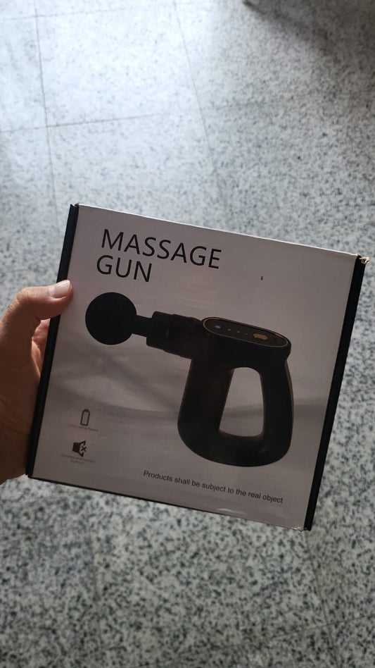 Massage Gun Deep Tissue Percussion Massager – Muscle Recovery, Pain Relief, and Blood Circulation Booster – Professional Handheld Massager for Athletes and Fitness Enthusiasts in Egypt