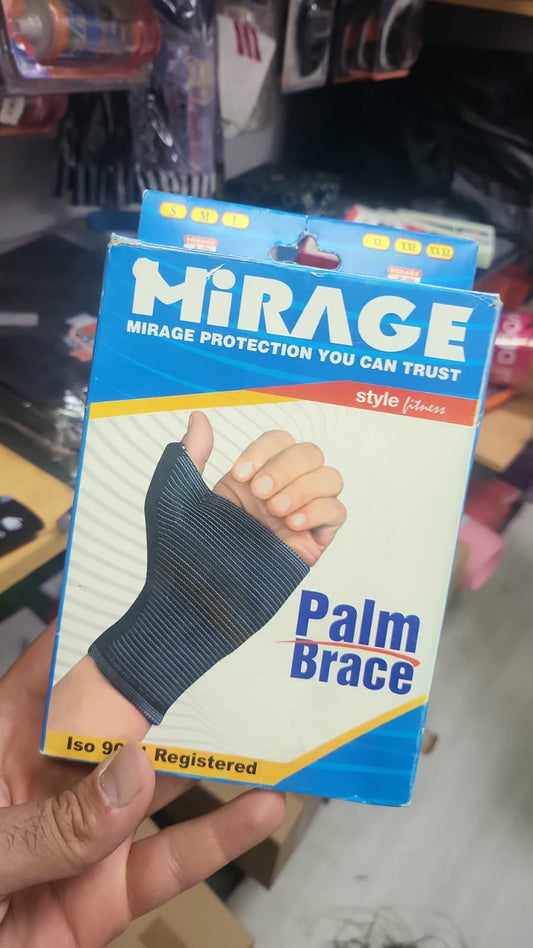 MiRAGE Palm Brace – Professional Hand & Wrist Support for Pain Relief, Stability, and Workout Protection