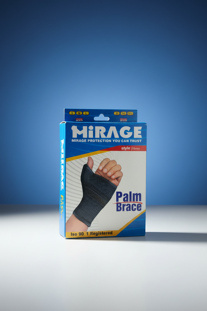 MiRAGE Palm Brace – Professional Hand & Wrist Support for Pain Relief, Stability, and Workout Protection