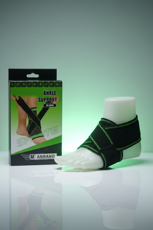 ANBANG Professional Ankle Support Brace No.0906 – Adjustable Compression Sleeve for Pain Relief, Stability & Sports Injury Protection