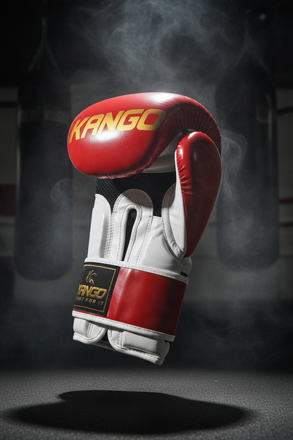 KANGO Boxing Gloves | Premium PU Leather Training Gloves for Boxing, Muay Thai & Fitness Workouts | Shock-Absorbing, Wrist-Support Sparring Gloves for Men & Women in Egypt