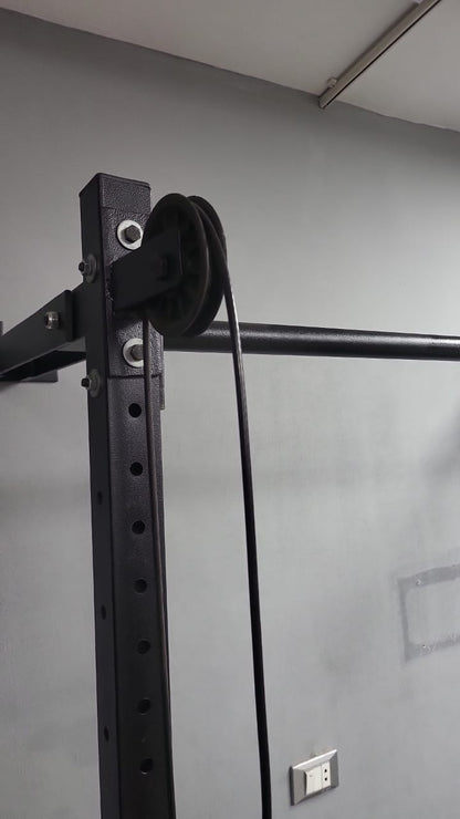 مصفوفة تمارين متعددة الاستخدام مع مقعد قابل للتعديل - جهاز رفع الأثقال المتكامل لصالة رياضية منزلية