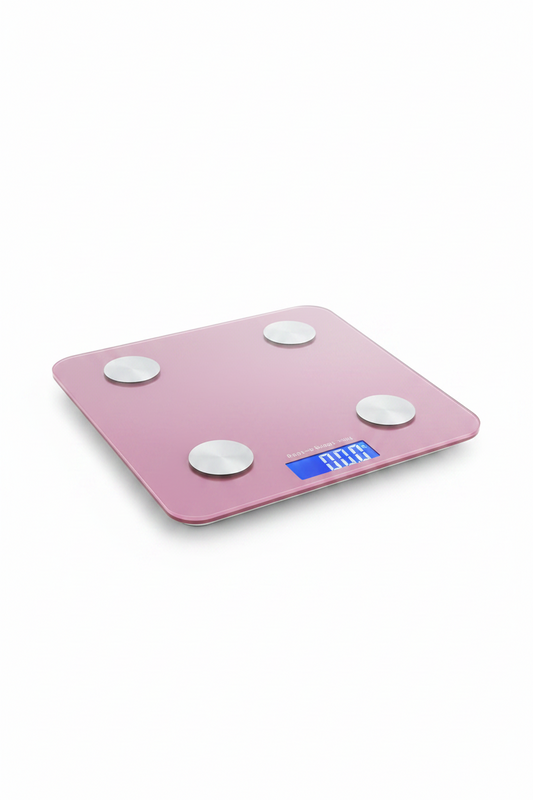 ميزان ذكي لقياس دهون الجسم Smart Body Fat Scale – ميزان رقمي لتحليل الوزن، نسبة الدهون، الكتلة العضلية وBMI بدقة عالية | تصميم أنيق للاستخدام المنزلي والرياضي