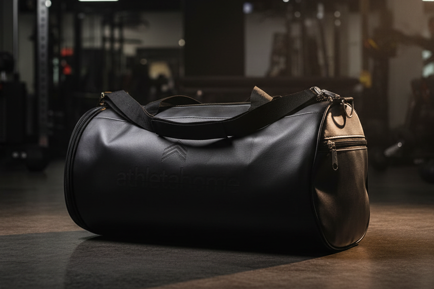 Athlete Home Premium Gym Duffel Bag – Durable Sports & Training Bag for Men & Women | Waterproof Fitness, Travel & Workout Bag