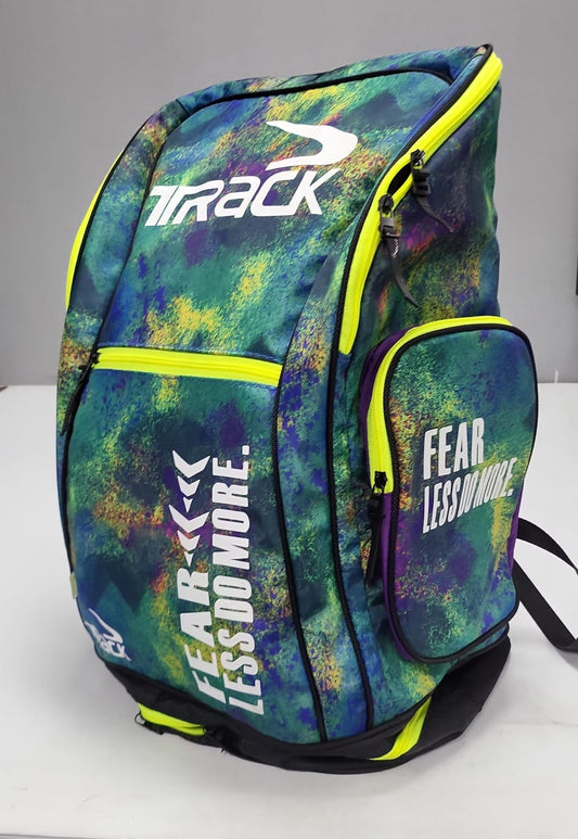 حقيبة ظهر رياضية Track Pro للأداء العالي – شنطة جيم متينة متعددة الجيوب مع مكان مخصص للأحذية للتدريب، الجيم، الكروس فيت والسفر