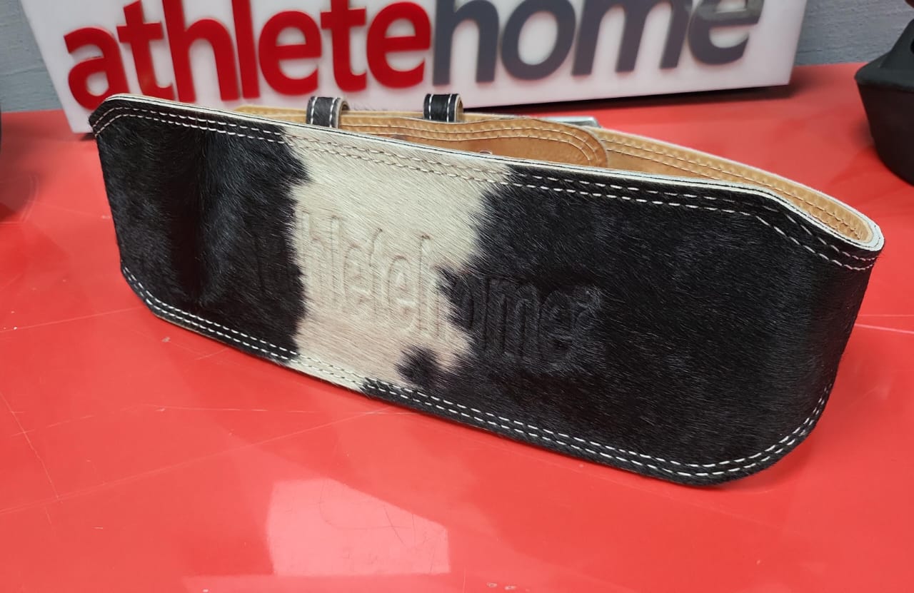 حزام رفع أثقال جلد طبيعي كاوهايد احترافي – حزام دعم أسفل الظهر للسكوات والديدلفت وتمارين القوة الثقيلة