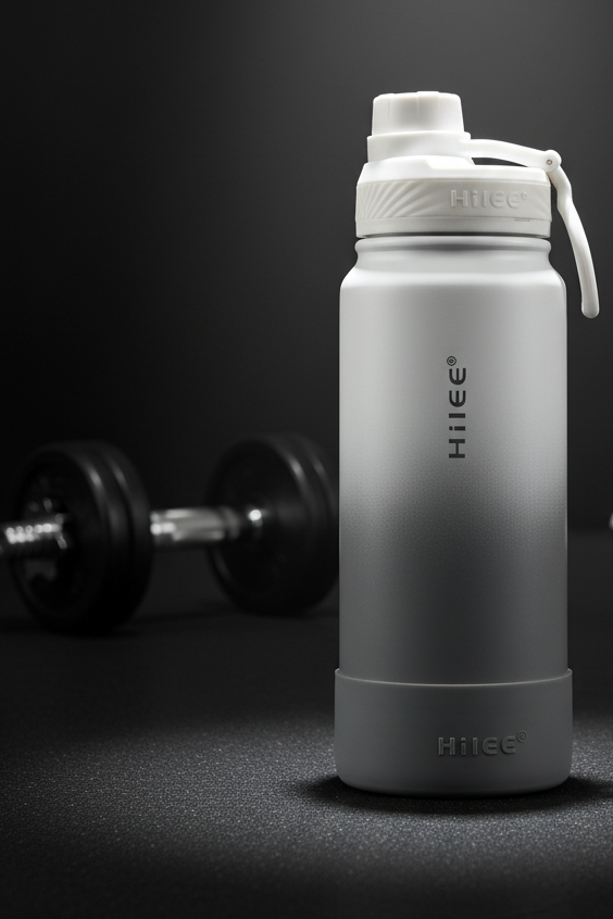 HiiEe Insulated Stainless Steel Sports Water Bottle – Leakproof Gym & Fitness Bottle for Hydration, Training, and Everyday Use