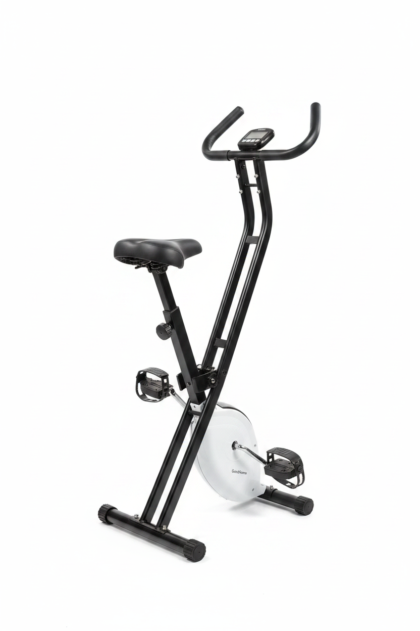 دراجة رياضية قابلة للطي بمقاومة مغناطيسية للتمرين المنزلي – X-Bike كارديو لحرق الدهون وتحسين اللياقة البدنية
