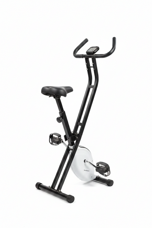 Foldable Magnetic Exercise Bike for Home Gym – Adjustable X-Bike Cardio Trainer for Weight Loss, Endurance & Full-Body Fitness