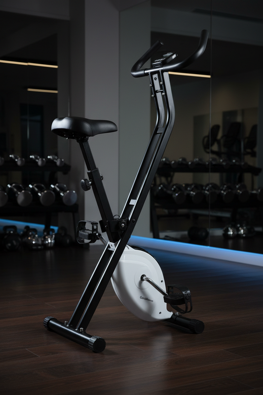 Foldable Magnetic Exercise Bike for Home Gym – Adjustable X-Bike Cardio Trainer for Weight Loss, Endurance & Full-Body Fitness