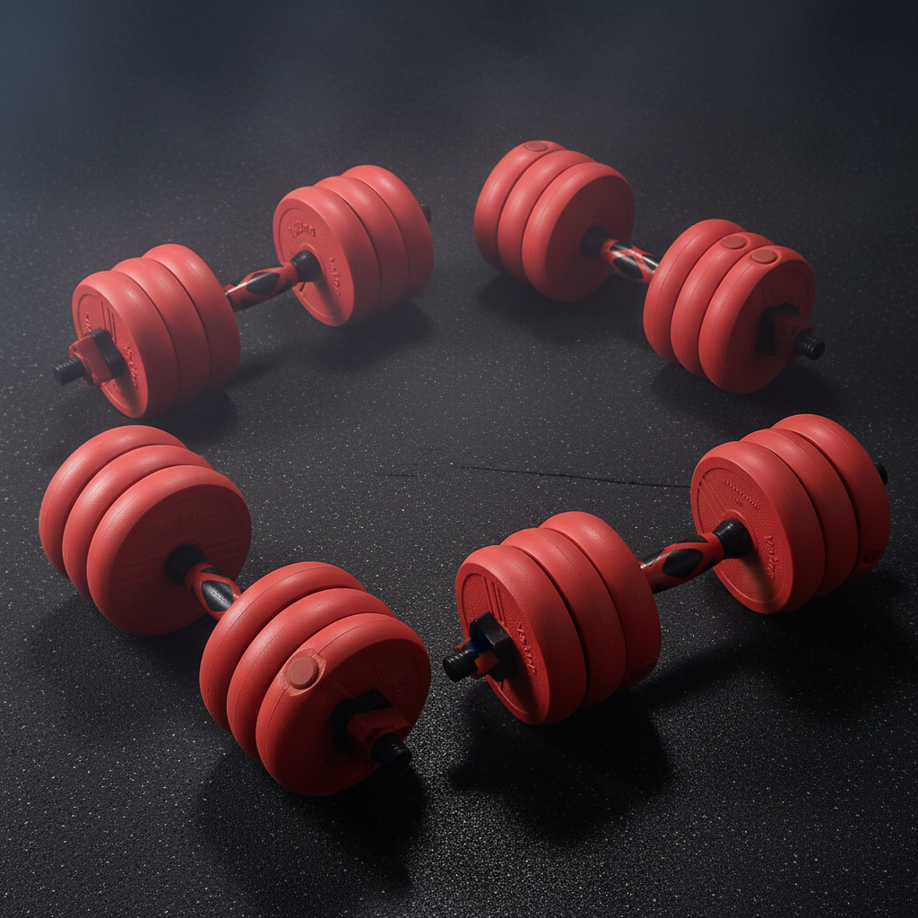 Adjustable Dumbbell Set for Home Gym – Multi-Weight Strength Training Dumbbells for Full Body Muscle Building