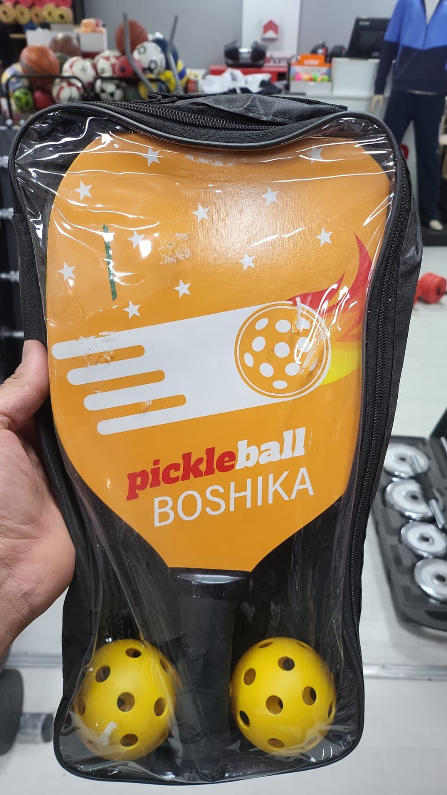 طقم مضارب بيكل بول BOSHIKA مع كرات وشنطة حمل – مضرب Pickleball خفيف احترافي للتدريب، الكارديو، واللعب التنافسي