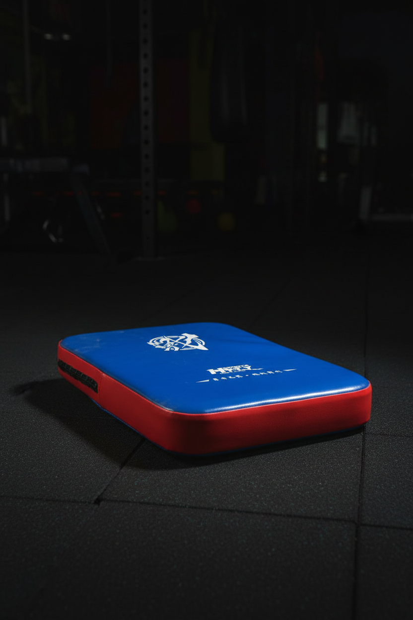 وسادة ضربات الملاكمة والركل بريميوم من اتليت هوم – درع تدريب احترافي (Kick Shield) شديد التحمل للـ MMA، الكيك بوكسينغ، والموياي تاي – كوتش جارد لامتصاص الصدمات العالية