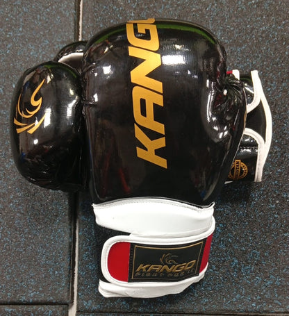 Athlete Home KANGO Boxing Gloves | Premium PU Leather Training Gloves for Boxing, Muay Thai & Fitness Workouts | Shock-Absorbing, Wrist-Support Sparring Gloves for Men & Women in Egypt