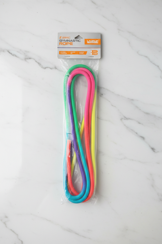 Athlete Home Premium Rhythmic Gymnastics Rope – Durable Multi-Color Gradient Jump Rope for Fitness Conditioning, Agility Training, Dance, and High-Intensity Cardio Workouts | Gymnastic Rope