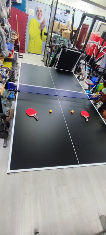 Professional 17-18 Mm Indoor Table Tennis Table with Wheels – Foldable Ping Pong Table for Home, Garden & Club Training