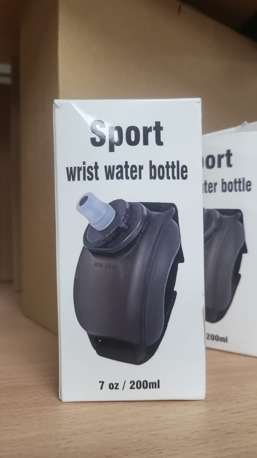 Athlete Home Premium Wrist Water Bottle 200ml – Wearable Hands-Free Running Water Bottle for Jogging, Cycling, Hiking, and High-Intensity Home Gym Cardio Workouts
