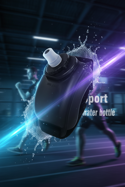 Athlete Home Premium Wrist Water Bottle 200ml – Wearable Hands-Free Running Water Bottle for Jogging, Cycling, Hiking, and High-Intensity Home Gym Cardio Workouts
